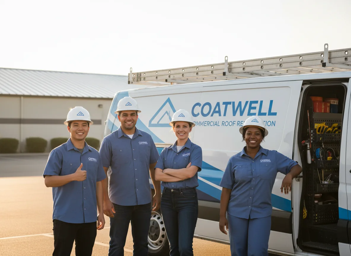 Commercial roof coating company in Clyman, WI